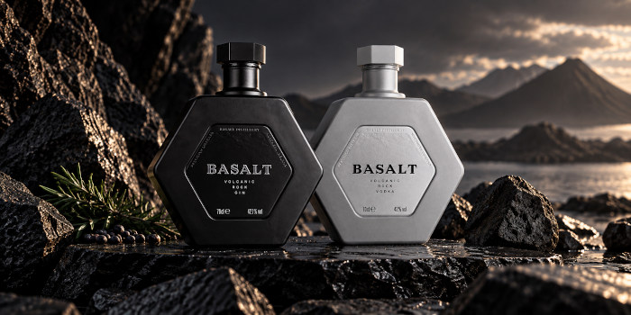Basalt Bolcanic Vodka, Basalt Volcanic Gin