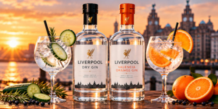 Liverpool Dry Gin and Valencia Orange Gin
