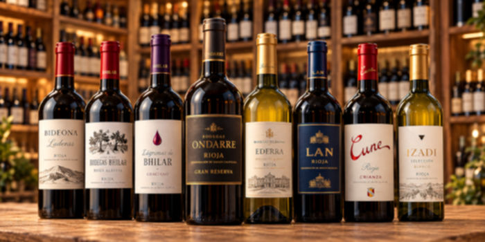 Crianza to Gran Reserva Red Rioja plus a selection of White and Rosé Rioja