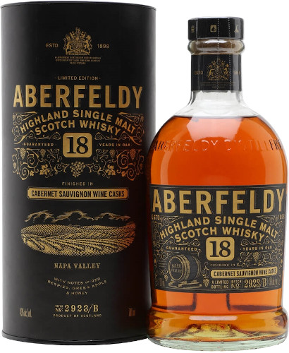 Aberfeldy 18 Year Old Napa Valley Cask Finished