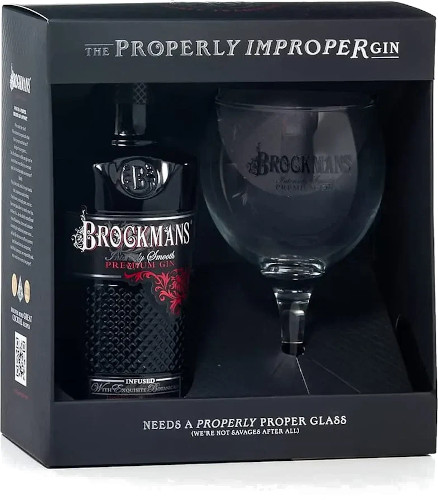 Gin + Balloon Glass Gift Set, Brockmans