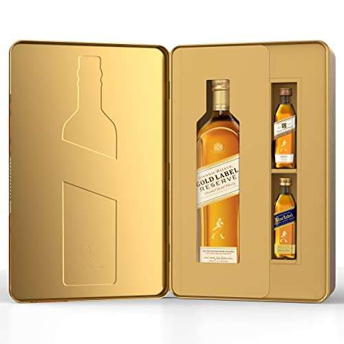 Gold Label Gift with 5cl Blue Label & 5cl 18 Year 