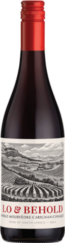 Lo & Behold Shiraz Mourvèdre Carignan is a vibrant South African red wine from Piekenierskloof, blending Shiraz, Mourvèdre and Carignan to deliver ripe bramble fruit, peppery spice, fresh acidity and a long, lively finish. Buy Lo & Behold Shiraz Mourvèdre