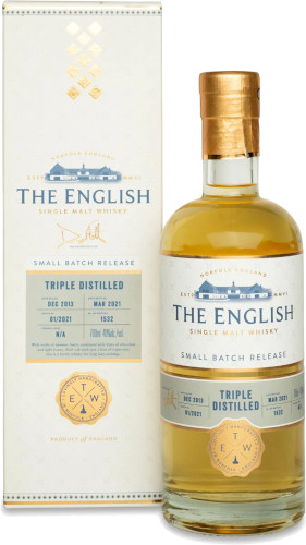 The English Whisky Company Small Batch Triple Distilled Single Malt